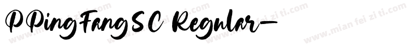 PPingFangSC Regular字体转换